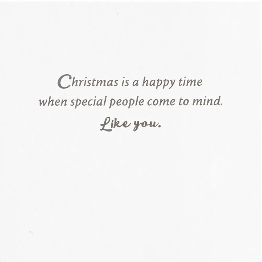 Hallmark Boxed Christmas Cards, Merry and Bright (16 Cards and 17 Envelopes)